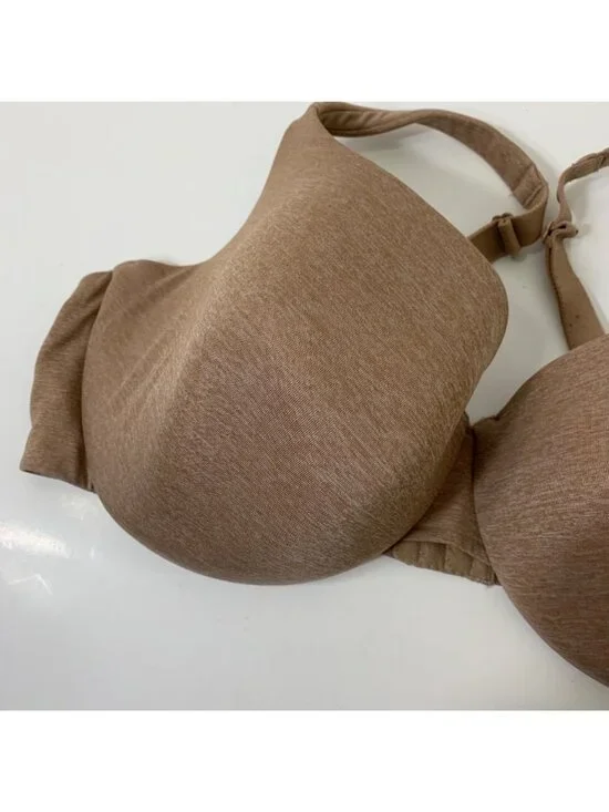Cacique True Embrace T Shirt Bra Beige 44DDD Underwire Lightly Lined - Picture 2 of 7